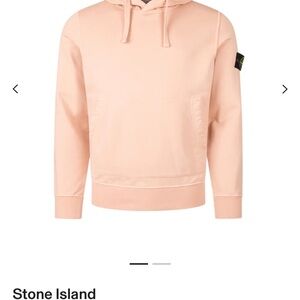 Stone Island Men's Light Pink Hoodie